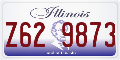 IL license plate Z629873