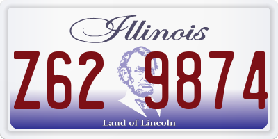 IL license plate Z629874