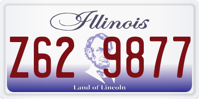 IL license plate Z629877