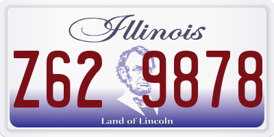 IL license plate Z629878