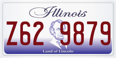 IL license plate Z629879