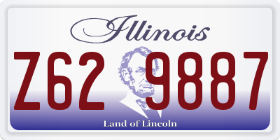 IL license plate Z629887