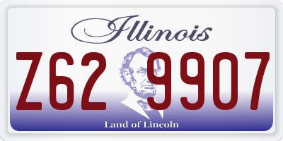 IL license plate Z629907