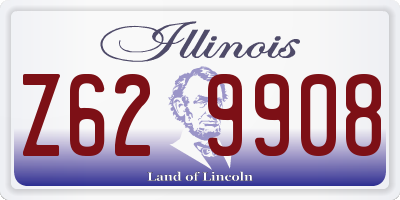 IL license plate Z629908