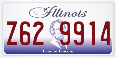 IL license plate Z629914