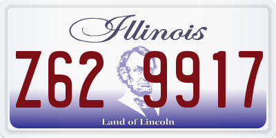 IL license plate Z629917