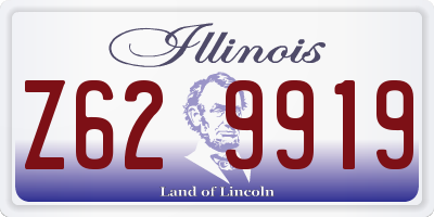IL license plate Z629919