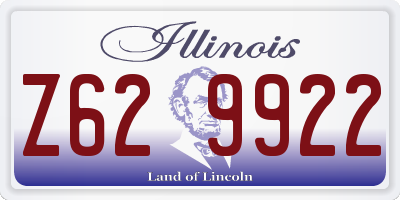 IL license plate Z629922