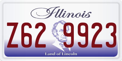 IL license plate Z629923
