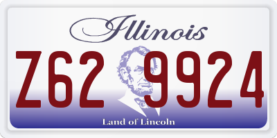 IL license plate Z629924