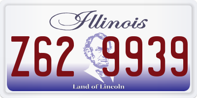 IL license plate Z629939