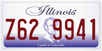 IL license plate Z629941