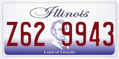 IL license plate Z629943