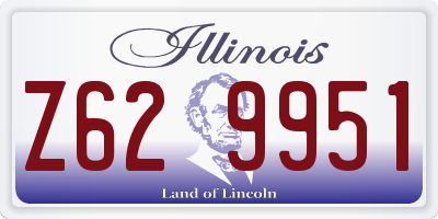 IL license plate Z629951