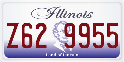 IL license plate Z629955