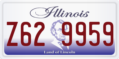 IL license plate Z629959