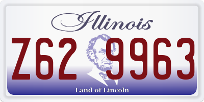 IL license plate Z629963