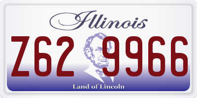 IL license plate Z629966