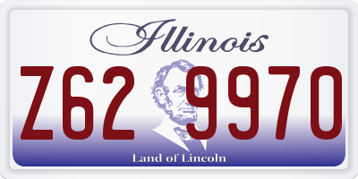 IL license plate Z629970