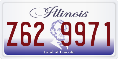 IL license plate Z629971