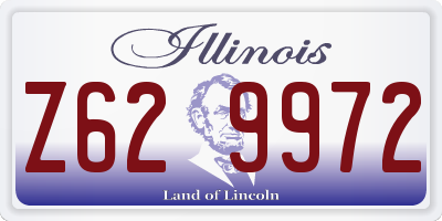 IL license plate Z629972