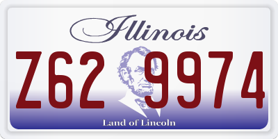 IL license plate Z629974