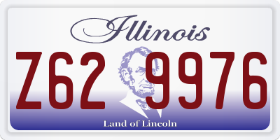 IL license plate Z629976