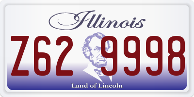 IL license plate Z629998