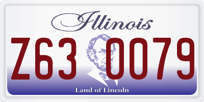 IL license plate Z630079