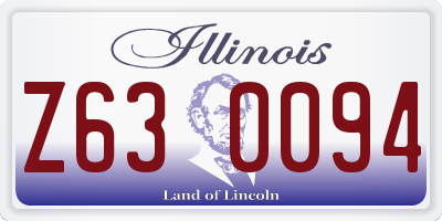 IL license plate Z630094