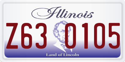 IL license plate Z630105