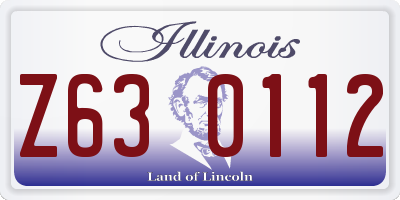 IL license plate Z630112