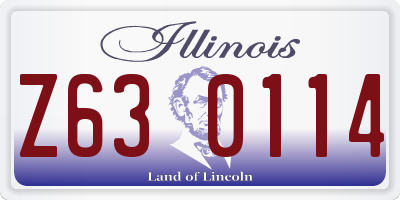 IL license plate Z630114