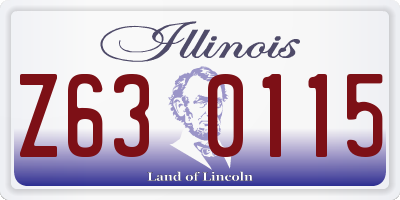 IL license plate Z630115