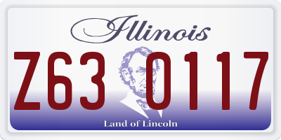 IL license plate Z630117