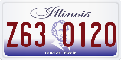 IL license plate Z630120