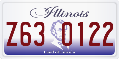IL license plate Z630122
