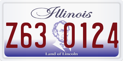 IL license plate Z630124