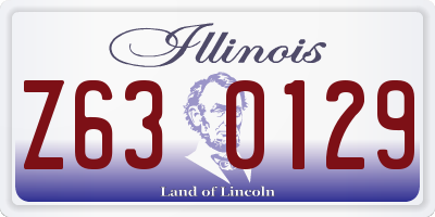 IL license plate Z630129