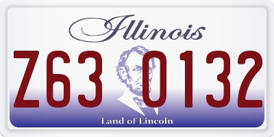 IL license plate Z630132