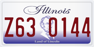 IL license plate Z630144
