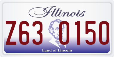 IL license plate Z630150