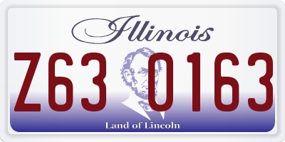 IL license plate Z630163