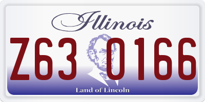 IL license plate Z630166