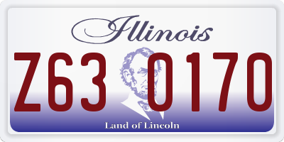 IL license plate Z630170