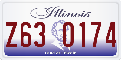 IL license plate Z630174