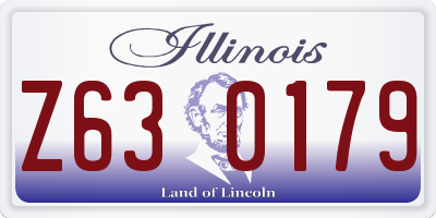 IL license plate Z630179
