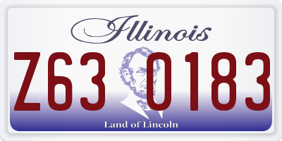 IL license plate Z630183