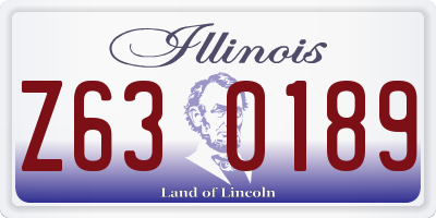 IL license plate Z630189