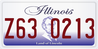 IL license plate Z630213